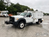 (Chester, VA) 2012 Ford F550 4x4 Service Truck Runs & Moves) (Winch Missing Cable