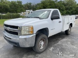 (Ocala, FL) 2008 Chevrolet Silverado 2500HD 4X4 Service Truck Runs & Moves) (Check Engine Light Is O