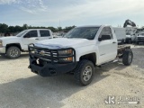 (Moncks Corner, SC) 2016 Chevrolet Silverado 4x4 Cab & Chassis Runs & Moves) (Body Damage