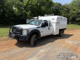 (Kodak, TN) 2013 Ford F550 4x4 Extended-Cab Chipper Dump Truck Runs & Moves)(Jump to Start, Dump Doe