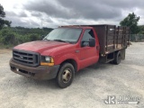 (Villa Rica, GA) 2000 Ford F350 Stake Truck Runs & Moves) (Body/Paint Damage
