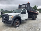(Villa Rica, GA) 2016 Ford F450 Flatbed/Dump Truck Runs & Moves & Dump Operates) (Check Engine Light