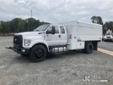 (China Grove, NC) 2017 Ford F750 Extended-Cab Chipper Dump Truck Not Running, Condition Unknown, Ele