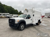 (Chester, VA) 2014 Ford F550 4x4 Enclosed High-Top Service Truck Runs & Moves