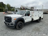 (China Grove, NC) 2015 Ford F550 Mechanics Truck Runs & Moves) (Jump To Start, Runs w/ Jump Box Only