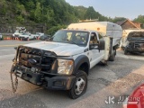 (Hanover, WV) 2015 Ford F550 4x4 Crew-Cab Chipper Dump Truck Not Running, Condition Unknown, Wrecked