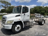 (Ocala, FL) 2016 Hino Conventional Cab Cab & Chassis Runs & Moves) (Minor Body and Paint Damage, No