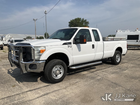 (South Beloit, IL) 2012 Ford F-250 SD Extended-Cab Pickup Truck Runs & Moves) (Body Damage, Check En