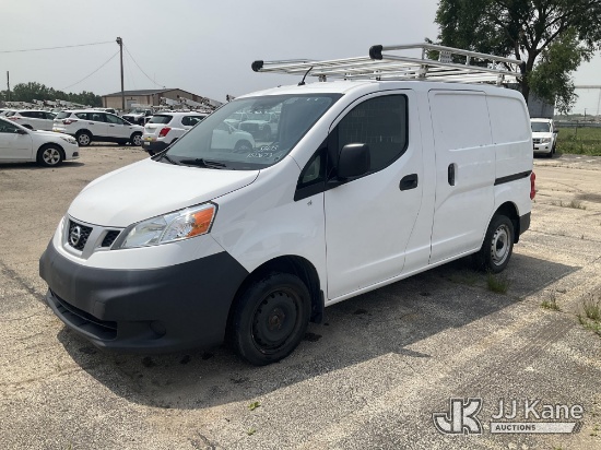 (South Beloit, IL) 2017 Nissan NV200 Mini Cargo Van Runs) (Does Not Move - Missing Front Right Wheel