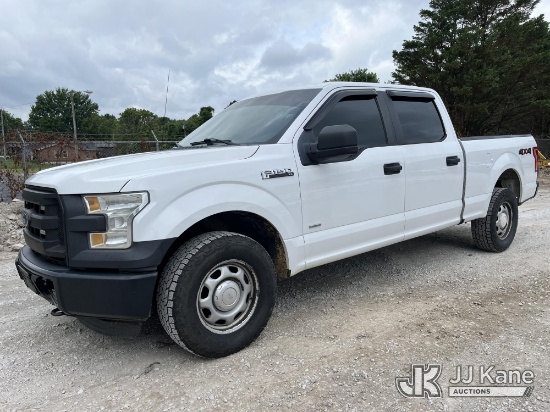(Columbia, TN) 2015 Ford F150 4x4 Crew-Cab Pickup Truck, Municipal Owned Runs & Moves) (Check Engine