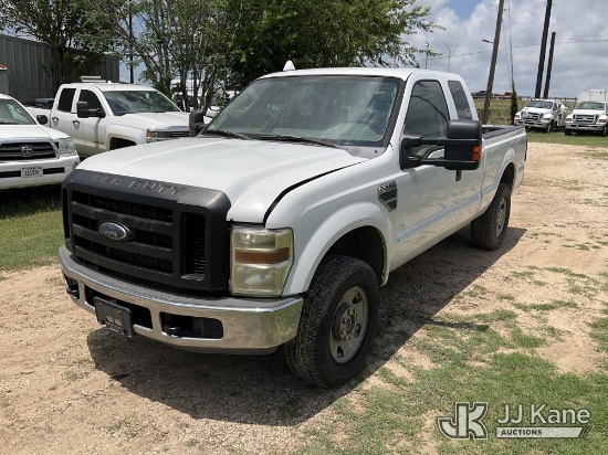 (San Antonio, TX) 2008 Ford F250 4x4 Extended-Cab Pickup Truck Runs & Moves)(Jump To Start, Check En