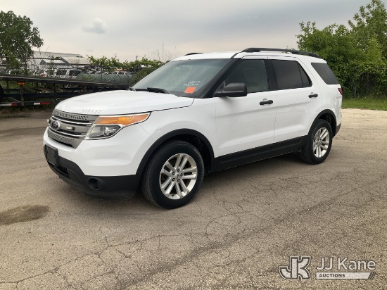 (South Beloit, IL) 2015 Ford Explorer 4x4 4-Door Sport Utility Vehicle Runs & Moves) (Body Damage, R