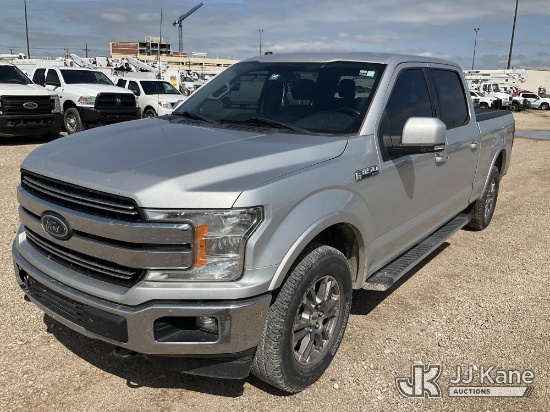 (Waxahachie, TX) 2018 Ford F150 4x4 Crew-Cab Pickup Truck, 1/2 TON 4X4 SUPER CREW LARIAT Runs & Move