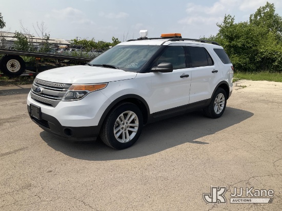 (South Beloit, IL) 2015 Ford Explorer 4x4 4-Door Sport Utility Vehicle Runs & Moves) (Rust Damage, P