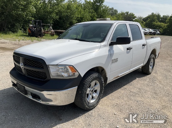(Des Moines, IA) 2018 RAM 1500 4X4 Crew-Cab Pickup Truck Runs & Moves) (ABS Light When Moving, Trans