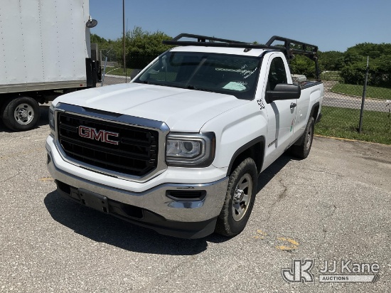 (Kansas City, MO) 2016 GMC Sierra 1500 Pickup Truck Runs & Moves) (Check Engine Light On) (Seller St