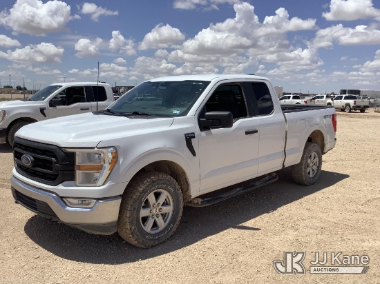 (Midland, TX) 2021 Ford F150 4x4 Extended-Cab Pickup Truck Runs & Moves) (Cracked Windshield, Body D