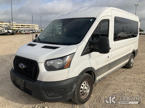 (Waxahachie, TX) 2021 Ford Transit-350 Cargo Van Runs & Moves, Chipped Windshield, Check Engine Ligh