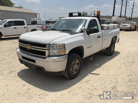 (San Antonio, TX) 2013 Chevrolet Silverado 2500HD Pickup Truck Runs & Moves) (Jump To Start, Paint D