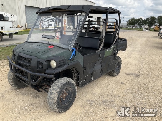 (Houston, TX) 2017 Kawasaki KAF1000-B Crew Cab Yard Cart No Title) ( Runs & Moves