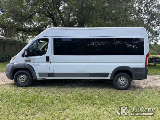 (Kountze, TX) 2016 RAM Promaster Cargo Window Van Runs & Moves) (Body Damage, Seller States: New Eng