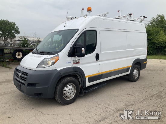 (South Beloit, IL) 2016 RAM Promaster 2500 Cargo Van Runs & Moves) (Jump To Start, Body/Paint Damage