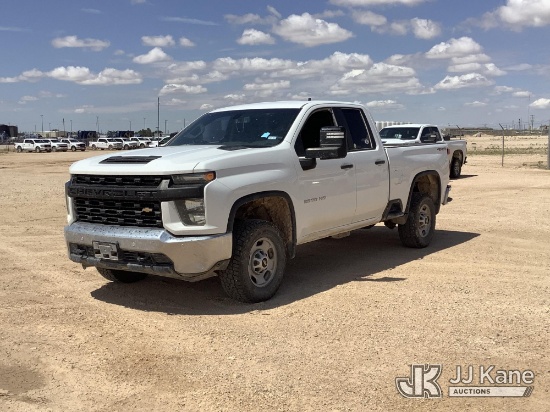 (Midland, TX) 2020 Chevrolet Silverado 2500HD 4x4 Extended-Cab Pickup Truck Runs & Moves) (Check Eng