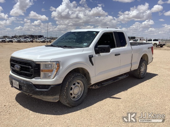 (Midland, TX) 2022 Ford F150 4x4 Extended-Cab Pickup Truck Runs & Moves) (Body Damage