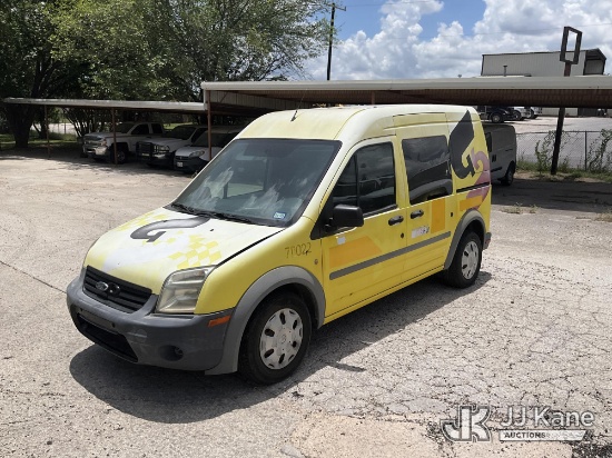 (San Antonio, TX) 2011 Ford TRANSIT Mini Cargo Van Runs & Moves)(Jump To Start) (Seller States: Unit