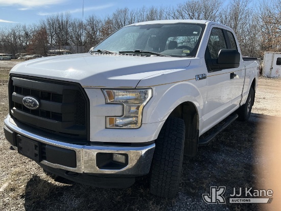 (Joplin, MO) 2015 Ford F150 4x4 Extended-Cab Pickup Truck Runs & Moves) (Jump To Start, Body Damage