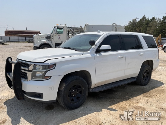 (Kermit, TX) 2019 Chevrolet Tahoe Police Package 4-Door Sport Utility Vehicle Runs & Moves) (Jump To