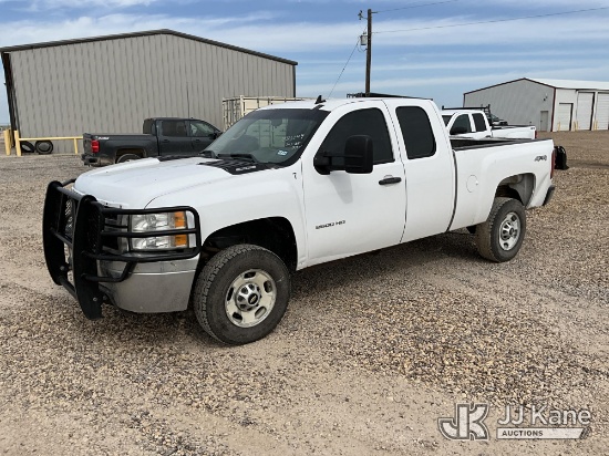 (Perryton, TX) 2012 Chevrolet K2500 4x4 Extended-Cab Pickup Truck, Cooperative Owned Runs & Moves) (