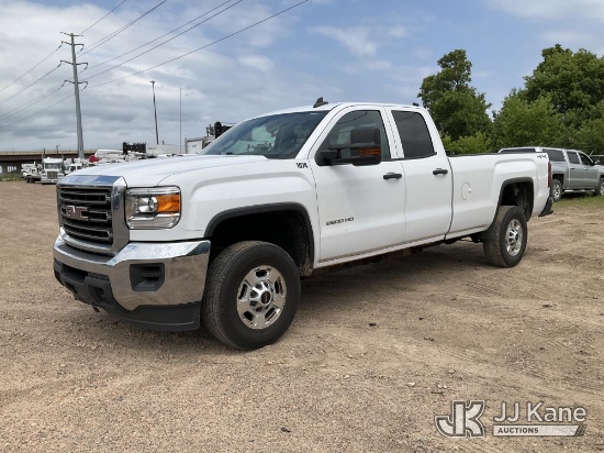 (Shakopee, MN) 2015 GMC Sierra 2500 4x4 Double-Cab Pickup Truck Runs, Moves, Paint damage, Body dama