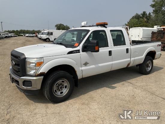 (South Beloit, IL) 2012 Ford F350 SD 4x4 Crew-Cab Pickup Truck Runs & Moves) (Rust Damage