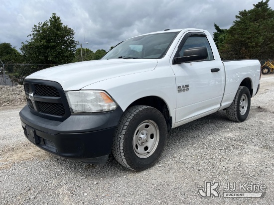 (Columbia, TN) 2015 RAM 1500 4x4 Pickup Truck, Municipal Owned Runs & Moves) (Check Engine Light On,