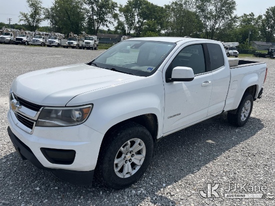 (Hawk Point, MO) 2018 Chevrolet Colorado Crew-Cab Pickup Truck Runs & Moves) (No Power/Operation Of 