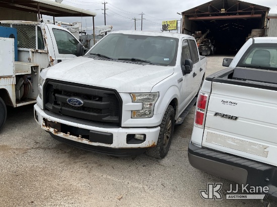(San Antonio, TX) 2015 Ford F150 Crew-Cab Pickup Truck Not Running, Condition Unknown) (Rust Has Eat