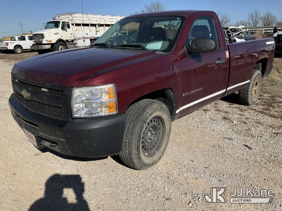 (Joplin, MO) 2009 Chevrolet Silverado 1500 4x4 Pickup Truck Runs & Moves) (Jump To Start, Minor Body
