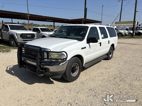 (San Antonio, TX) 2003 Ford Excursion Sport Utility Vehicle Runs & Moves) (No Third Row Seats, No Ra