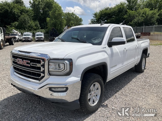 (Oklahoma City, OK) 2017 GMC Sierra 1500 4x4 Crew-Cab Pickup Truck Runs & Moves) (Idles Rough, Check