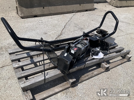 (Kansas City, MO) Warn Winch & Brush Guard NOTE: This unit is being sold AS IS/WHERE IS via Timed Au