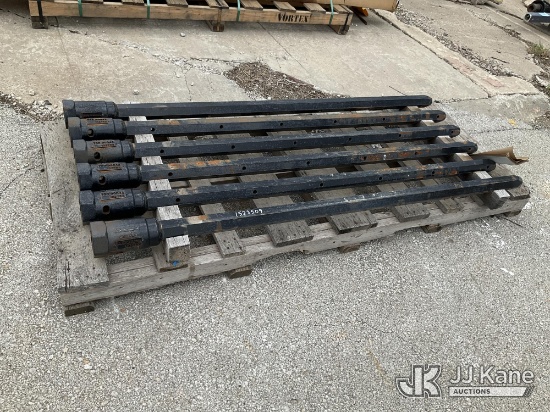 (Kansas City, MO) (6) Auger Extension Shafts NOTE: This unit is being sold AS IS/WHERE IS via Timed 