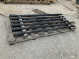 (Kansas City, MO) (6) Auger Extension Shafts NOTE: This unit is being sold AS IS/WHERE IS via Timed 