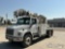 (Palisade, NE) Altec D945BR, Digger Derrick rear mounted on 2002 Freightliner FL70 Flatbed/Utility T
