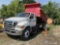 (Olathe, KS) 2013 Ford F750 Dump Truck Runs, Moves, & Bed Operates) (Jump To Start,, Damage To Curb 