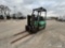 (South Beloit, IL) Mitsubishi FGC25K Solid Tired Forklift Runs, Moves & Operates) (LPG Tank Not Incl