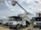 (Houston, TX) HiRanger XT55, Over-Center Bucket Truck mounted behind cab on 2008 International 4300 
