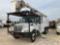 (Houston, TX) Altec LRV-56, Over-Center Bucket Truck mounted behind cab on 2007 International 4300 C