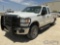 (Big Spring, TX) 2015 Ford F250 4x4 Extended-Cab Service Truck Runs & Moves) (Jump To Start, Airbag 