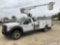(South Beloit, IL) Altec AT200A, Telescopic Non-Insulated Bucket Truck mounted behind cab on 2012 Fo